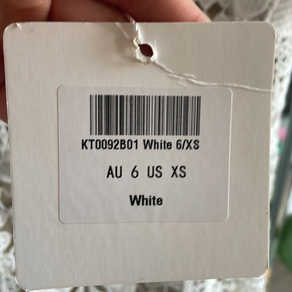 Tallulah Off shoulder white lace dress xs NWT selfie Leslie - Picture 5 of 11